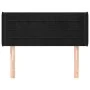 Kopfteil aus schwarzem Samt, 93 x 16 x 78/88 cm von , Kopf- und Fußteile - Ref: Foro24-3118946, Preis: 49,55 €, Rabatt: %