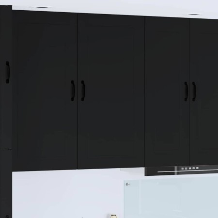 Armario de cocina mural con estante Negro 50 x 31 x 100 cm en Armarios de cocina | Comprar online en Foro24