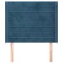 Kopfteil mit dunkelblauen Samtohren 93x16x118/128 cm von , Kopf- und Fußteile - Ref: Foro24-3119760, Preis: 72,93 €, Rabatt: %