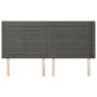 Headboard with dark gray velvet ears 183x16x118/128 cm by , Headboards and footboards - Ref: Foro24-3119781, Price: 98,11 €, ...