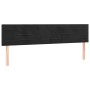 Kopfteil aus schwarzem Samt mit LED 180x5x78/88 cm von , Kopf- und Fußteile - Ref: Foro24-3121814, Preis: 67,88 €, Rabatt: %