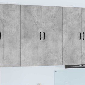 Armario de cocina mural Gris Concreto 80 x 31 x 100 cm en Armarios de cocina | Comprar online en Foro24