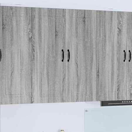 Armario de cocina mural con puerta Gris Sonoma 80 x 31 x 100 cm en Armarios de cocina | Comprar online en Foro24