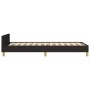 Bed frame with black fabric headboard 90x190 cm by , Beds and slatted bases - Ref: Foro24-3125100, Price: 149,98 €, Discount: %