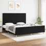Bed frame with black fabric headboard 180x200 cm by , Beds and slatted bases - Ref: Foro24-3125156, Price: 232,93 €, Discount: %