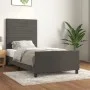 Dark gray velvet bed frame with headboard 90x200cm by , Beds and slatted bases - Ref: Foro24-3125795, Price: 126,20 €, Discou...