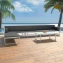 Gartenmöbel-Set 5-teilig Textilene schwarz Aluminium von vidaXL, Gartensets - Ref: Foro24-42814, Preis: 714,90 €, Rabatt: %