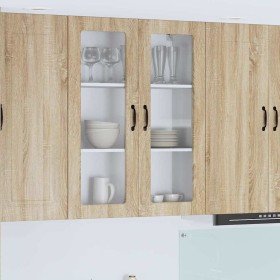 Armario de cocina mural Roble Sonoma 80 x 31 x 100 cm en Armarios de cocina | Comprar online en Foro24