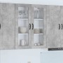 Armario de cocina mural Gris Concreto 80 x 31 x 100 cm