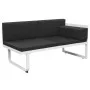 Garden furniture set 5 pieces textilene black aluminum by vidaXL, Garden sets - Ref: Foro24-42814, Price: 704,03 €, Discount: %
