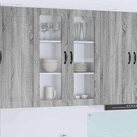 Armario de cocina mural con puerta Gris Sonoma 80 x 31 x 100 cm