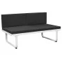 Garden furniture set 5 pieces textilene black aluminum by vidaXL, Garden sets - Ref: Foro24-42814, Price: 704,03 €, Discount: %