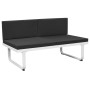 Gartenmöbel-Set 5-teilig Textilene schwarz Aluminium von vidaXL, Gartensets - Ref: Foro24-42814, Preis: 714,90 €, Rabatt: %