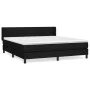 Box spring bed with black fabric mattress 180x200 cm by , Beds and slatted bases - Ref: Foro24-3129811, Price: 553,85 €, Disc...