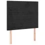 Box spring bed with black synthetic leather mattress 90x190 cm by , Beds and slatted bases - Ref: Foro24-3132713, Price: 305,...