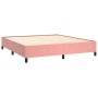 Boxspringbett mit rosa Samtmatratze 180x200 cm von , Betten und Lattenroste - Ref: Foro24-3132758, Preis: 563,29 €, Rabatt: %