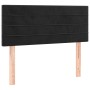 Boxspringbett mit Matratze und LED-Samt in Schwarz, 90 x 200 cm von , Betten und Lattenroste - Ref: Foro24-3134443, Preis: 28...