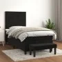 Box spring bed with black synthetic leather mattress 90x190 cm by , Beds and slatted bases - Ref: Foro24-3137877, Price: 325,...