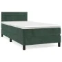 Box spring bed with dark green velvet mattress 90x200 cm by , Beds and slatted bases - Ref: Foro24-3141344, Price: 310,29 €, ...