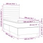 Boxspringbett mit schwarzer Stoffmatratze 100x200 cm von , Betten und Lattenroste - Ref: Foro24-3141835, Preis: 336,63 €, Rab...