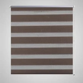 Zebra Blind 100 x 175cm Coffee by , Blinds and blinds - Ref: Foro24-240213, Price: 29,43 €, Discount: %