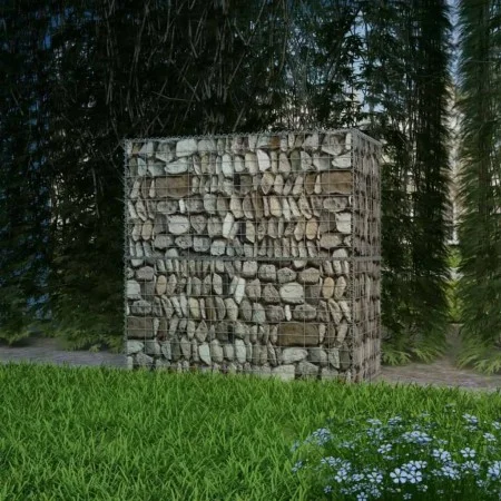 Cesta de muro de gaviones acero galvanizado 100x50x100 cm de vidaXL, Paneles de vallas - Ref: Foro24-142550, Precio: 58,52 €,...