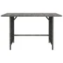Gray synthetic rattan garden table 110x70x65 cm by , Modular outdoor sofas - Ref: Foro24-313497, Price: 140,46 €, Discount: %
