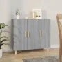 Sonoma gray engineered wood sideboard 90x34x80 cm by , Sideboards - Ref: Foro24-817460, Price: 79,30 €, Discount: %