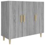 Sonoma graues Sideboard aus Holzwerkstoff, 90 x 34 x 80 cm von , Sideboards - Ref: Foro24-817460, Preis: 80,32 €, Rabatt: %