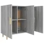 Sonoma gray engineered wood sideboard 90x34x80 cm by , Sideboards - Ref: Foro24-817460, Price: 79,30 €, Discount: %