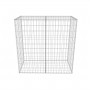 Gabion wall basket galvanized steel 100x50x100 cm by vidaXL, fence panels - Ref: Foro24-142550, Price: 61,21 €, Discount: %