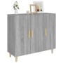 Sonoma graues Sideboard aus Holzwerkstoff, 90 x 34 x 80 cm von , Sideboards - Ref: Foro24-817460, Preis: 80,32 €, Rabatt: %