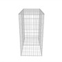 Gabion wall basket galvanized steel 100x50x100 cm by vidaXL, fence panels - Ref: Foro24-142550, Price: 61,21 €, Discount: %