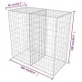 Gabionenwandkorb aus verzinktem Stahl 100x50x100 cm von vidaXL, Zaunpaneele - Ref: Foro24-142550, Preis: 58,52 €, Rabatt: %