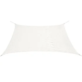 Square HDPE sail awning 2x2 m white by vidaXL, Umbrellas - Ref: Foro24-43014, Price: 25,95 €, Discount: %