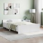 Bed frame with white headboard and footboard 120x190 cm by , Beds and slatted bases - Ref: Foro24-3203775, Price: 115,98 €, D...