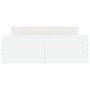 Bed frame with white headboard and footboard 120x190 cm by , Beds and slatted bases - Ref: Foro24-3203775, Price: 115,98 €, D...