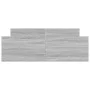 Sonoma gray bed frame with headboard and footboard 135x190 cm by , Beds and slatted bases - Ref: Foro24-3203794, Price: 149,4...