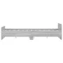 Sonoma gray bed frame with headboard and footboard 135x190 cm by , Beds and slatted bases - Ref: Foro24-3203794, Price: 149,4...