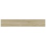 Shelf shelving unit 4 units plywood Sonoma oak 60x10x1.5cm by , Shelves - Ref: Foro24-805208, Price: 16,24 €, Discount: %