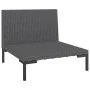 Semicircular garden sofas 2 units and synthetic rattan cushions by , Modular outdoor sofas - Ref: Foro24-318602, Price: 185,8...