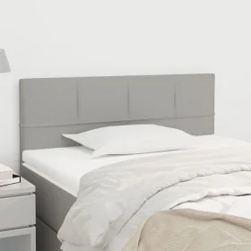 Light gray fabric headboard 80x5x78/88 cm by , Headboards and footboards - Ref: Foro24-346004, Price: 36,84 €, Discount: %