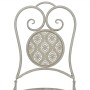 Mesa y sillas bistró de jardín 3 piezas acero gris de vidaXL, Conjuntos de jardín - Ref: Foro24-43154, Precio: 214,88 €