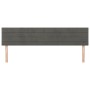 Kopfteile 2 Einheiten aus dunkelgrauem Samt 90x5x78/88 cm von , Kopf- und Fußteile - Ref: Foro24-346181, Preis: 47,24 €, Raba...