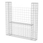 U-förmiger Korb aus verzinkter Gabionenwand 160x20x150 cm von vidaXL, Zaunpaneele - Ref: Foro24-142545, Preis: 83,57 €, Rabat...