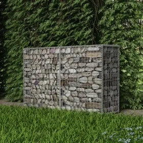 Gabionenwandkorb aus verzinktem Stahl 150x50x100 cm von vidaXL, Zaunpaneele - Ref: Foro24-142551, Preis: 87,89 €, Rabatt: %