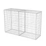 Gabion wall basket galvanized steel 150x50x100 cm by vidaXL, fence panels - Ref: Foro24-142551, Price: 89,49 €, Discount: %
