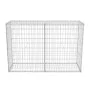 Gabionenwandkorb aus verzinktem Stahl 150x50x100 cm von vidaXL, Zaunpaneele - Ref: Foro24-142551, Preis: 89,49 €, Rabatt: %