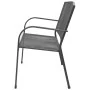 Anthrazitgraue Gartenbank aus Stahl und Netz, 108 cm von vidaXL, Gartenbänke - Ref: Foro24-42732, Preis: 114,95 €, Rabatt: %