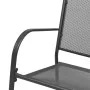 Anthrazitgraue Gartenbank aus Stahl und Netz, 108 cm von vidaXL, Gartenbänke - Ref: Foro24-42732, Preis: 114,95 €, Rabatt: %